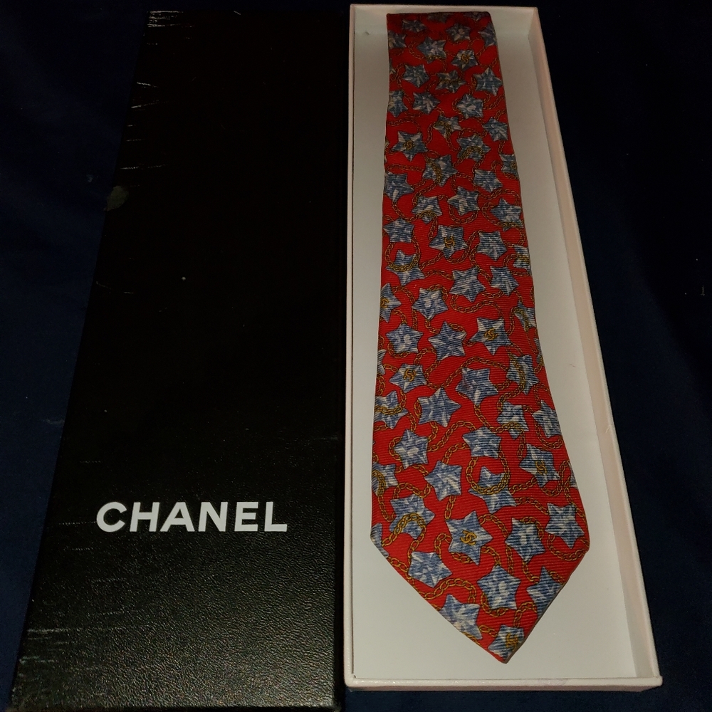 Authentic Chanel Tie - image 2